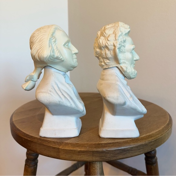 Avon President George Washington Abraham Lincoln Aftershave Bottles 1970s Models - Picture 3 of 14